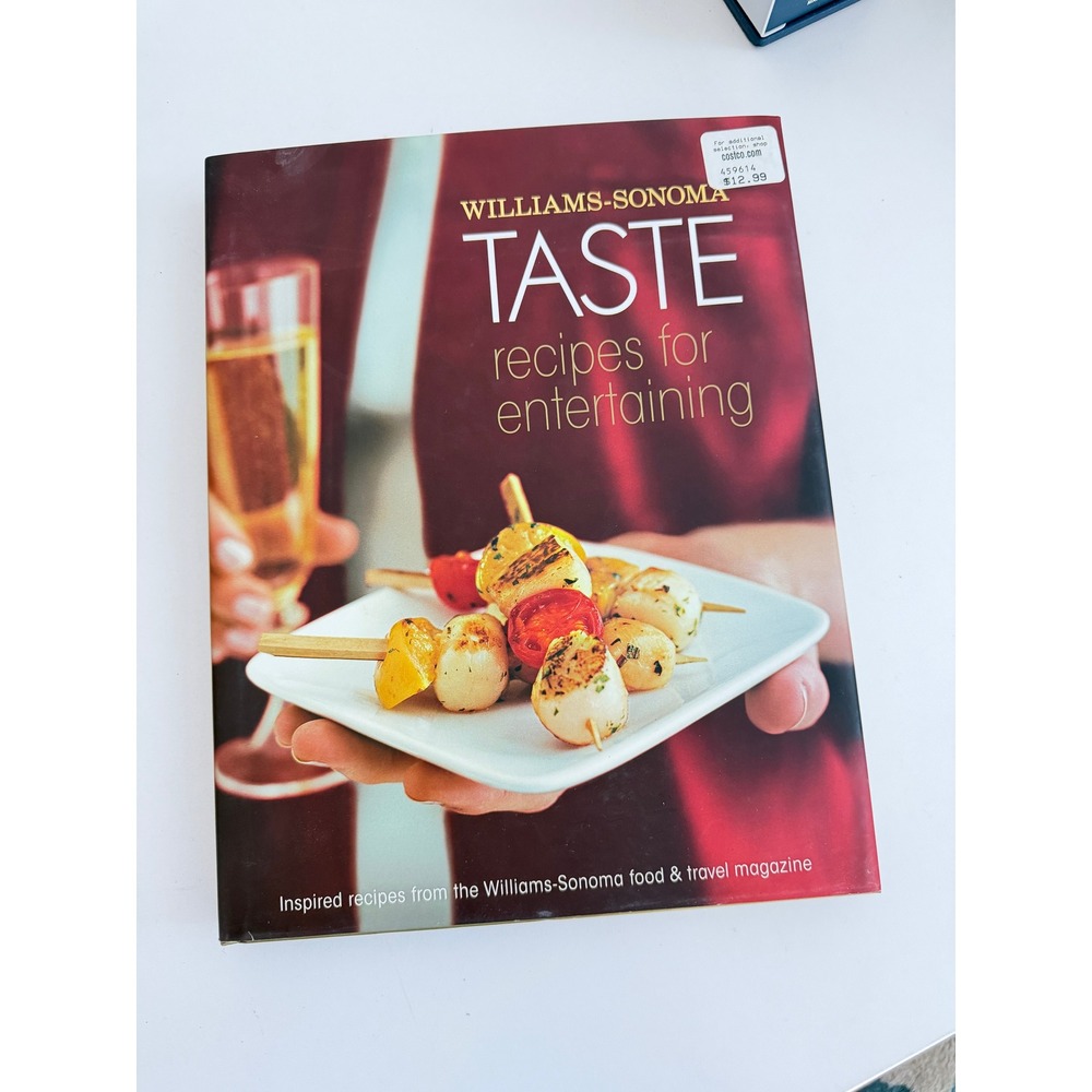 Williams-Sonoma Taste‎ Recipes for Entertaining Cookbook Hardcover